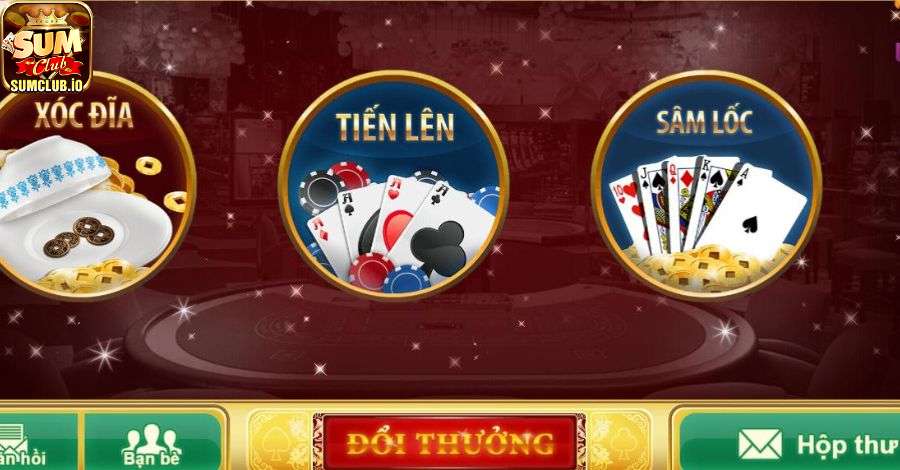 Nhiều thể loại game đánh bài đổi thưởng cho bet thủ lựa chọn